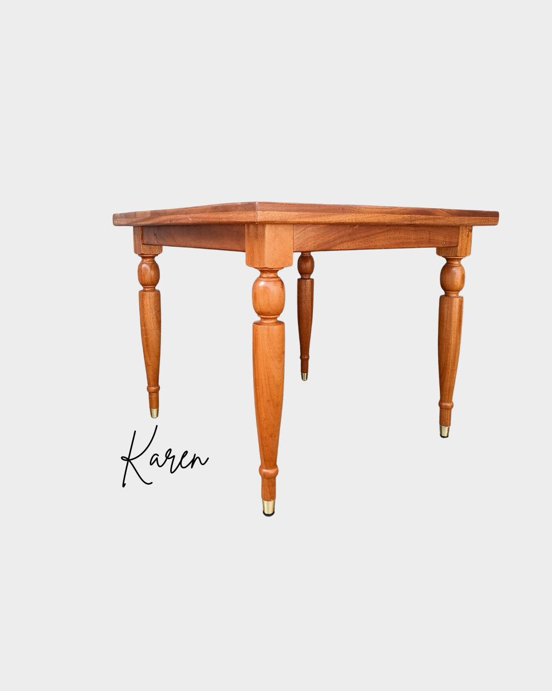 Mahogany dining table