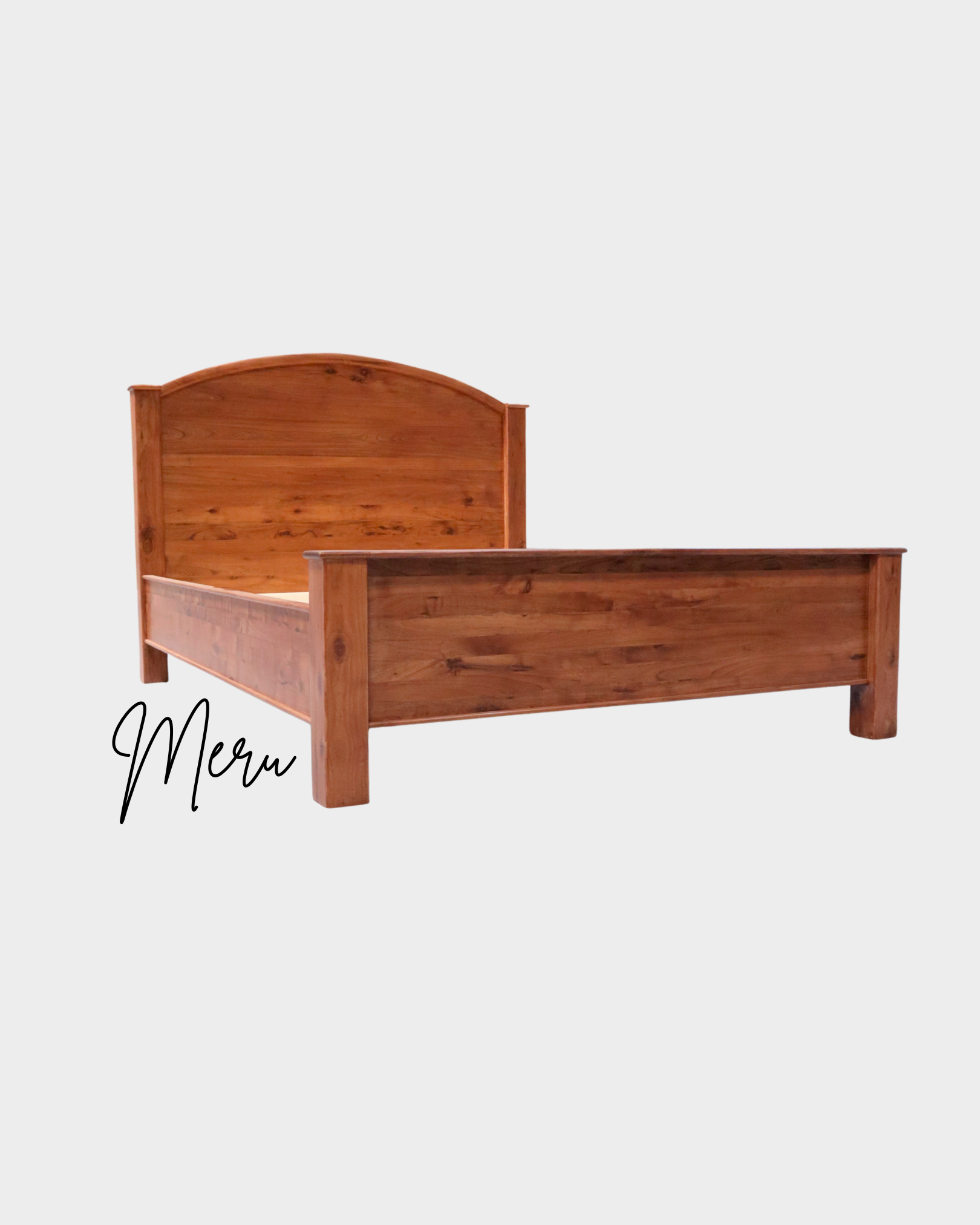 Meru solid wood bed