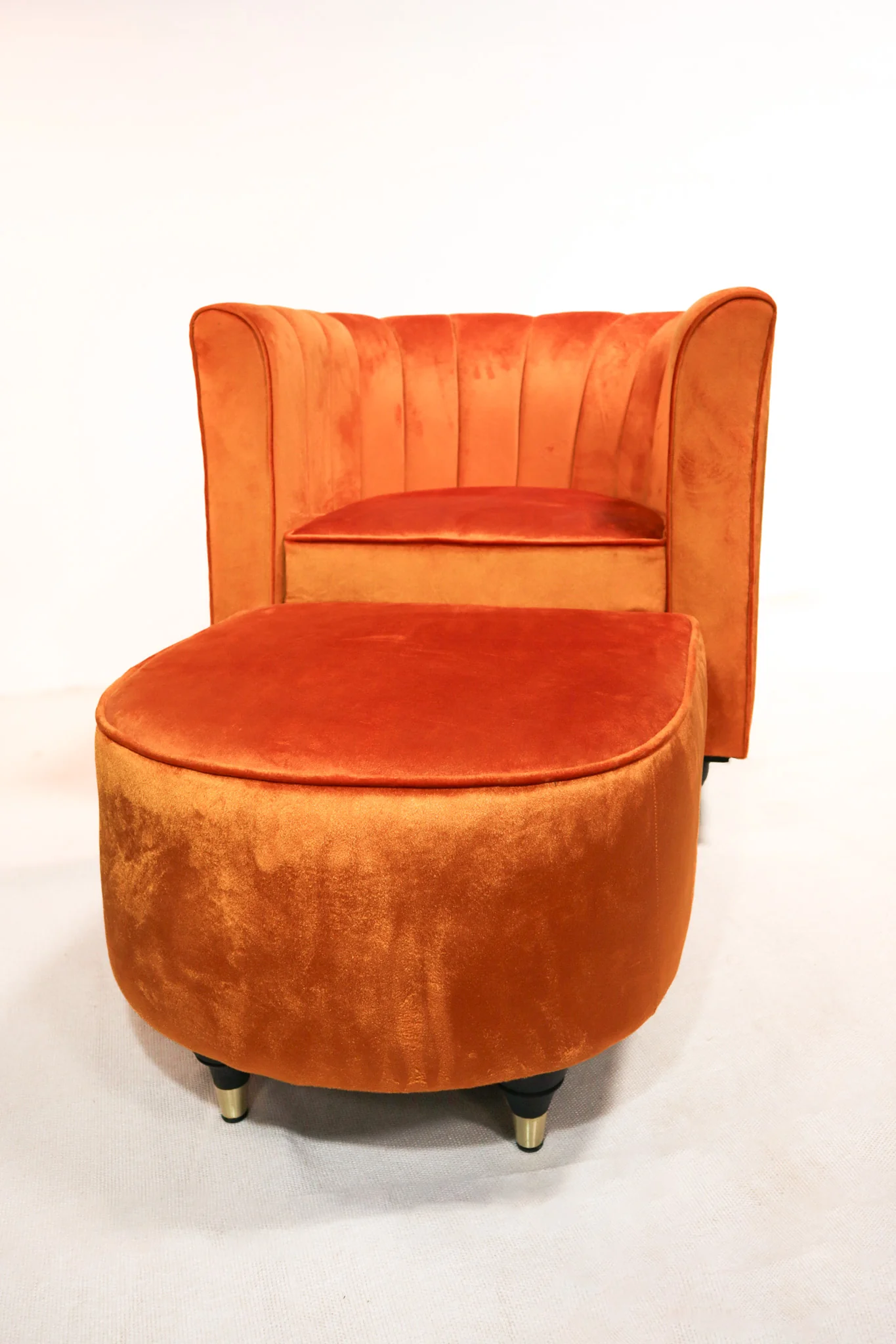 IMG_4310 Tangerine accent chair - Image 3