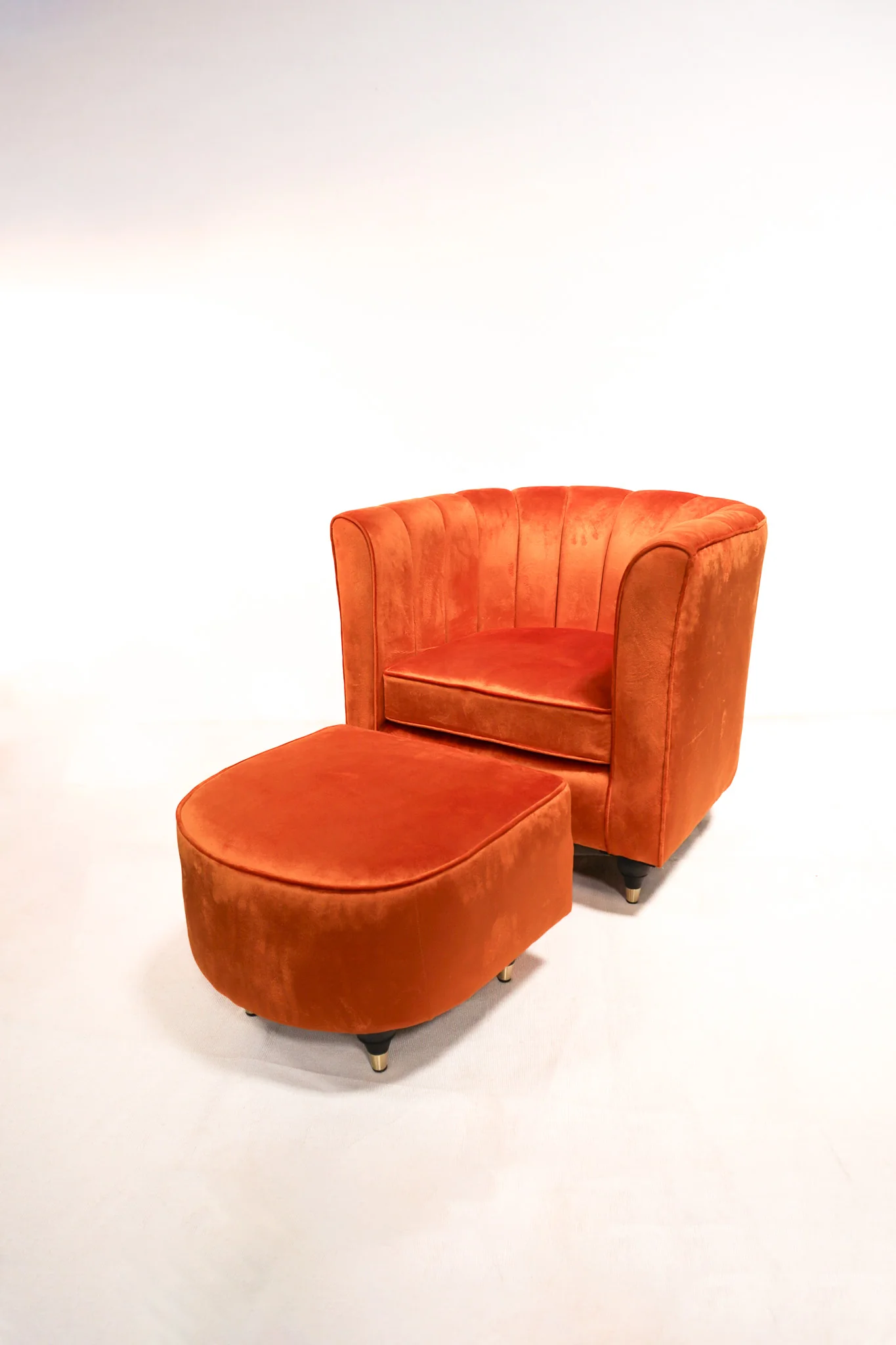 IMG_4312 Tangerine accent chair - Image 4