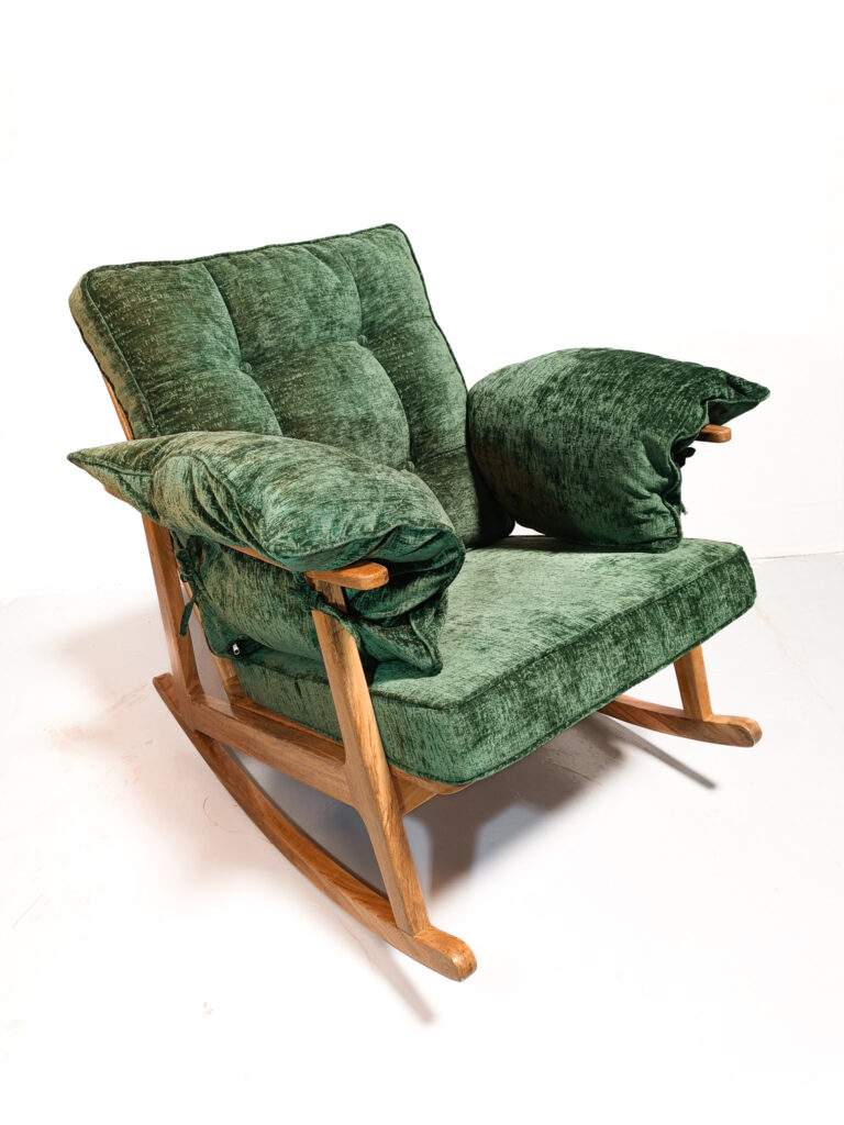 Must-have nursery furniture nursing rocking chair with cushions