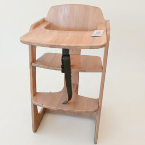 wooden baby feeding chair