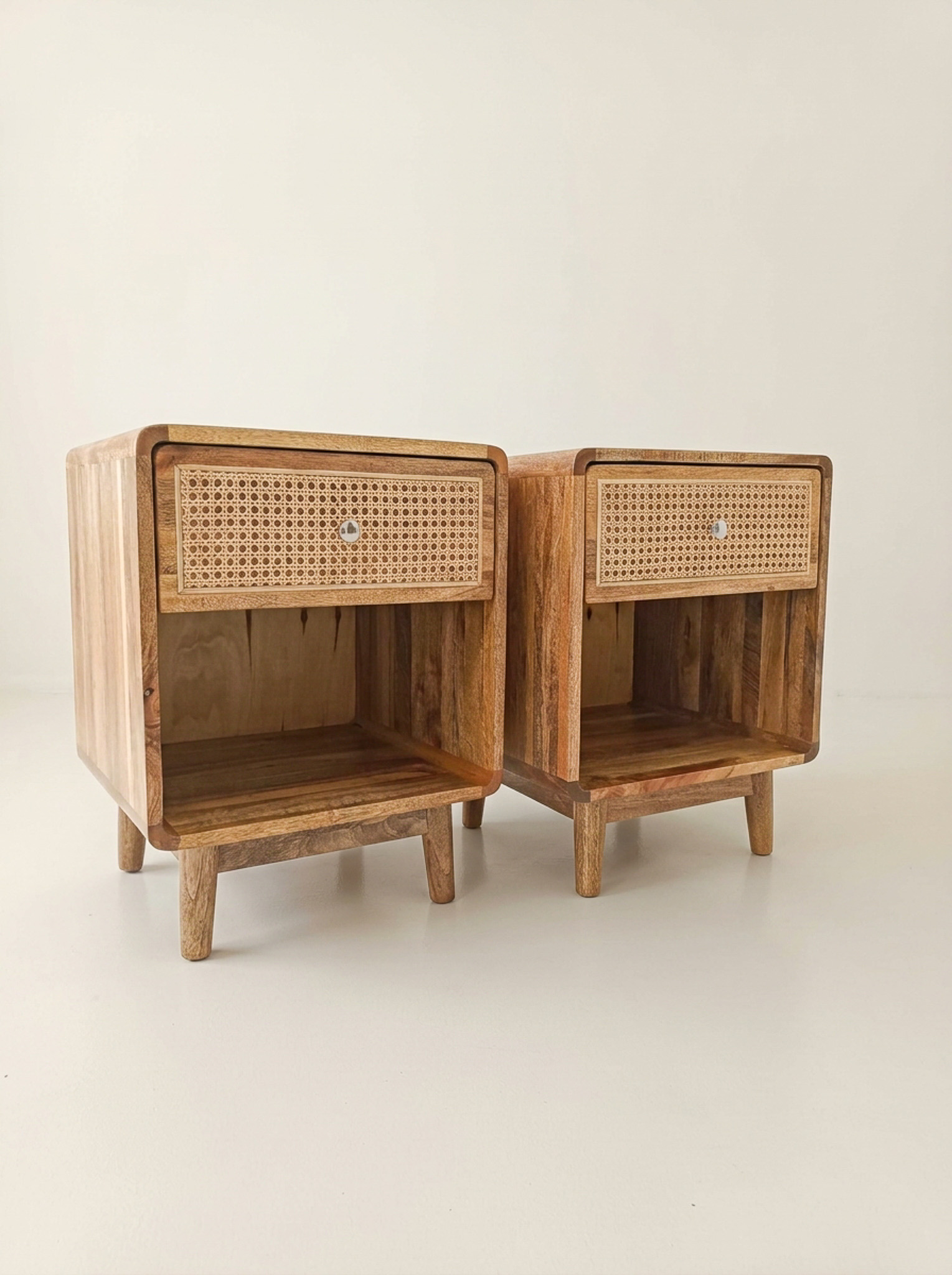 tiwi solid wood nightstand